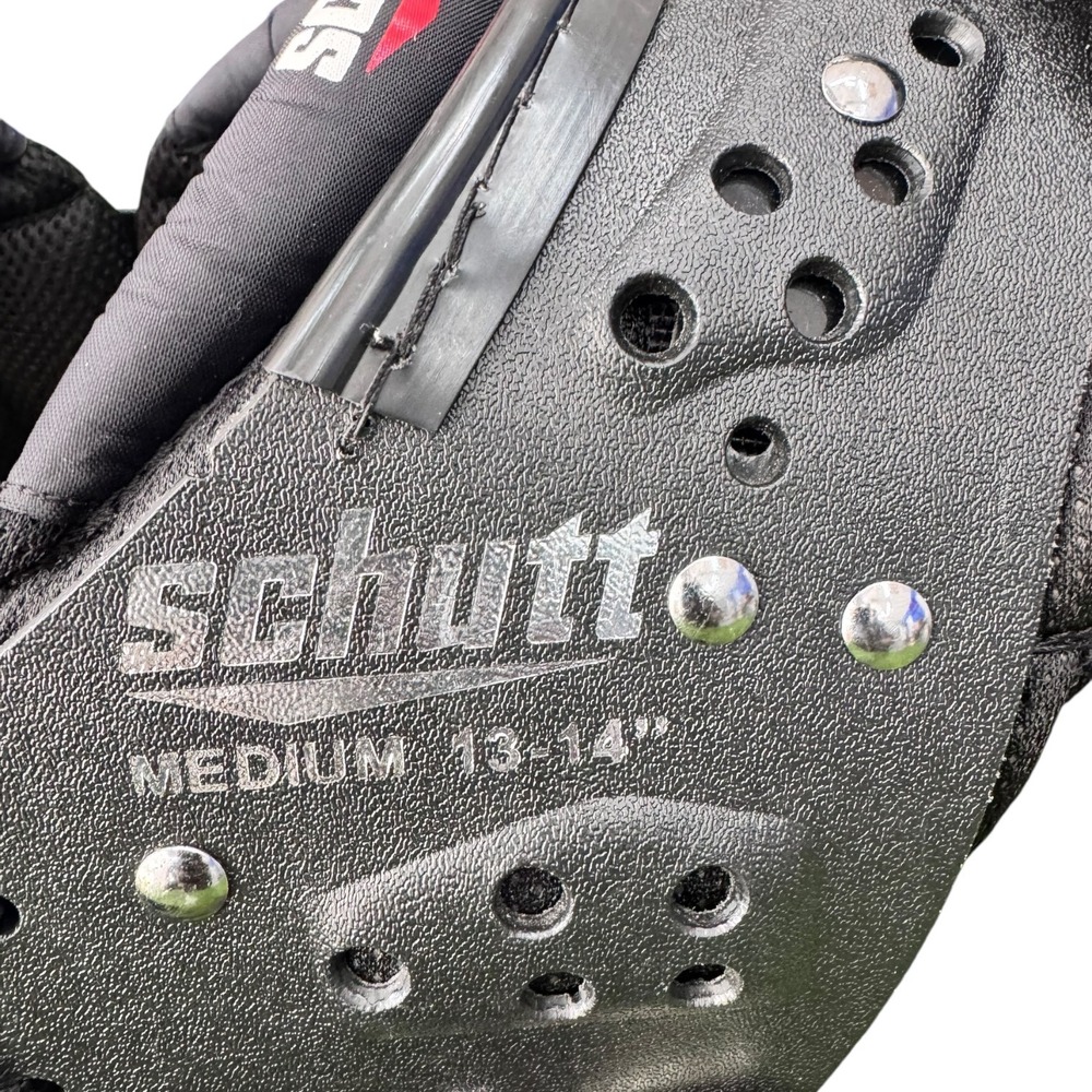 Schutt Football Shoulder Pads Kids Medium Black Excellent Y-Flex 4.0 All Purpose - Picture 5 of 8